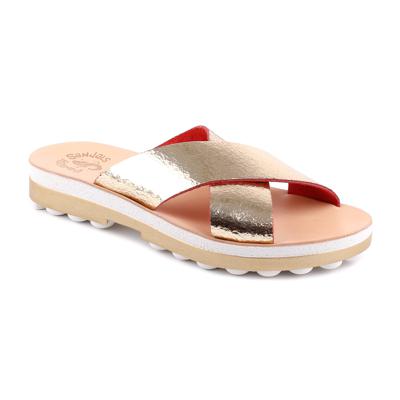Fantasy sandals rose gold top